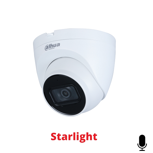 IPC-HDW2231T-AS- 0280B-S2 2 MP H.265+ IR Dome Starlight Sesli Kamera (30m IR)